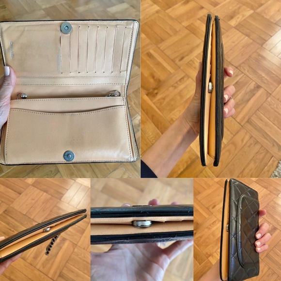 ❤️SOLD❤️ Auth CHANEL CC Bifold Lambskin WOC - Picture 6 of 13